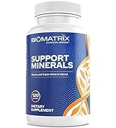 Support Minerals Supplement with Chelated Zinc, Copper, Calcium, Magnesium, Boron, Iodine, Seleni...