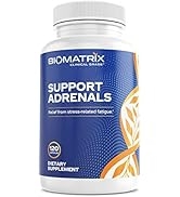 Adrenal Fatigue Supplement, Cortisol Support, 5-MTHF, B Vitamins, Vitamin C, Adaptogens, Bioflavo...